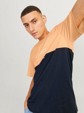 Jack & Jones Kurzarmshirt JJERYDER BLOCKING TEE SS LN