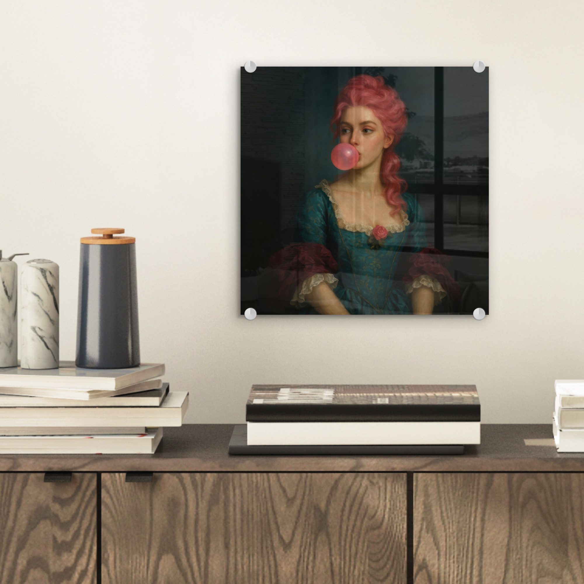 MuchoWow Acrylglasbild Frau - Porträt - günstig online kaufen