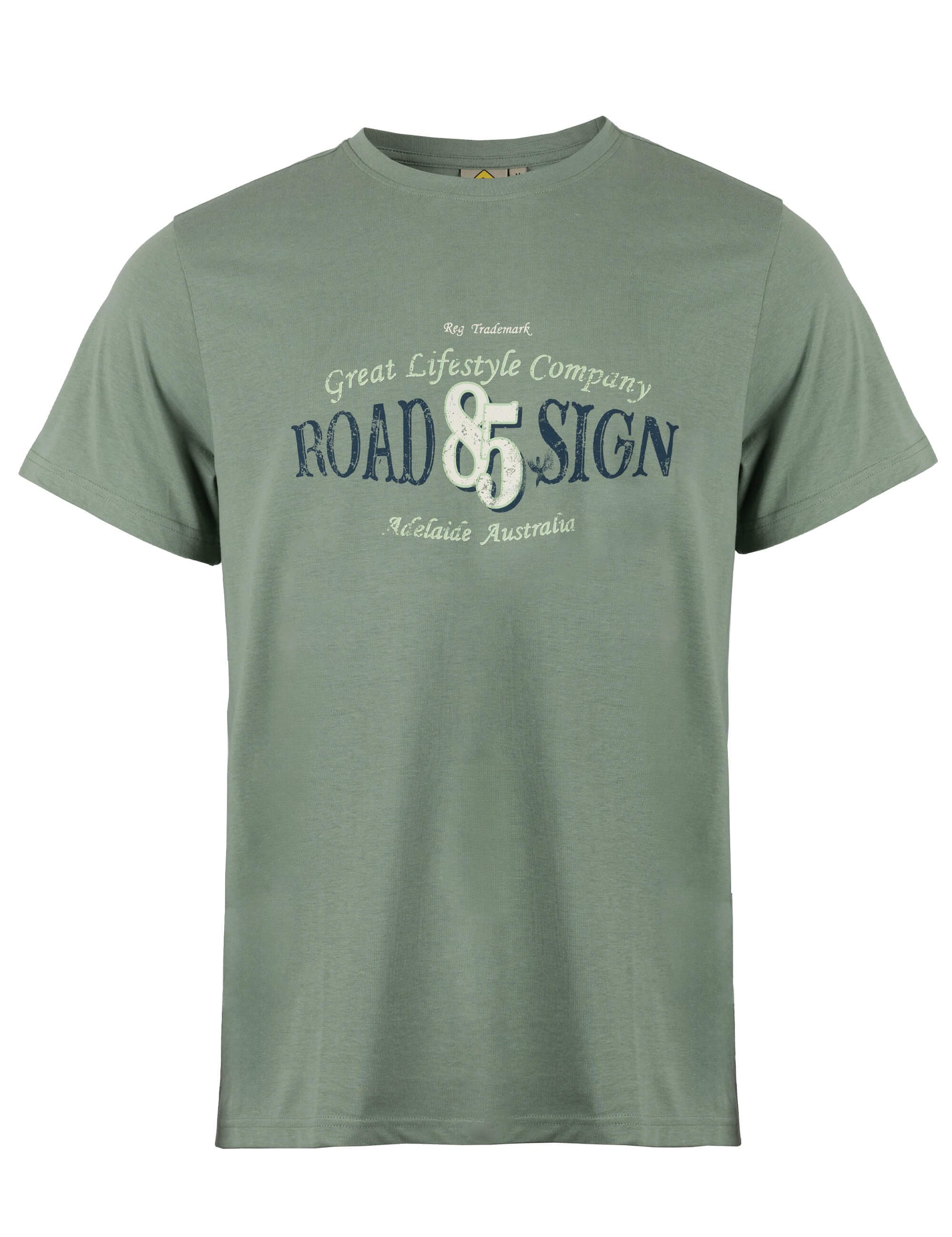 ROADSIGN australia T-Shirt Lifestyle (1, 1-tlg., 1) mit Statement-Print, bequeme Passform, perfektes Basic-Shirt