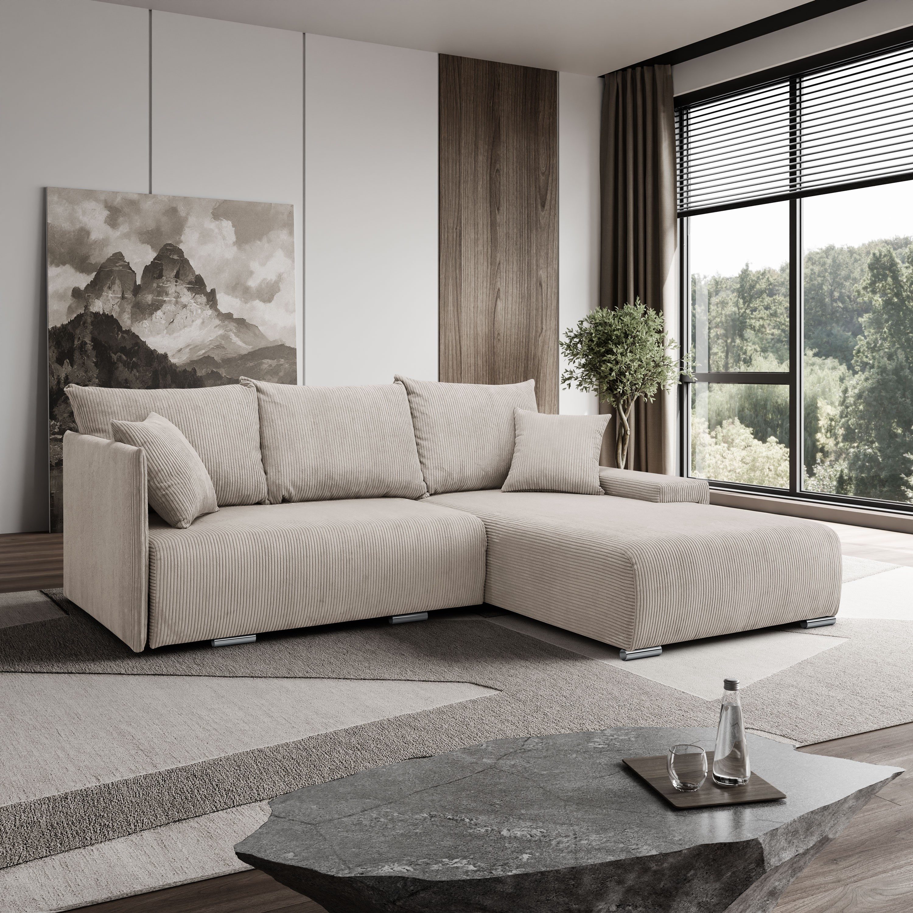 Kaiser Möbel Ecksofa Sofa L form, günstig online kaufen