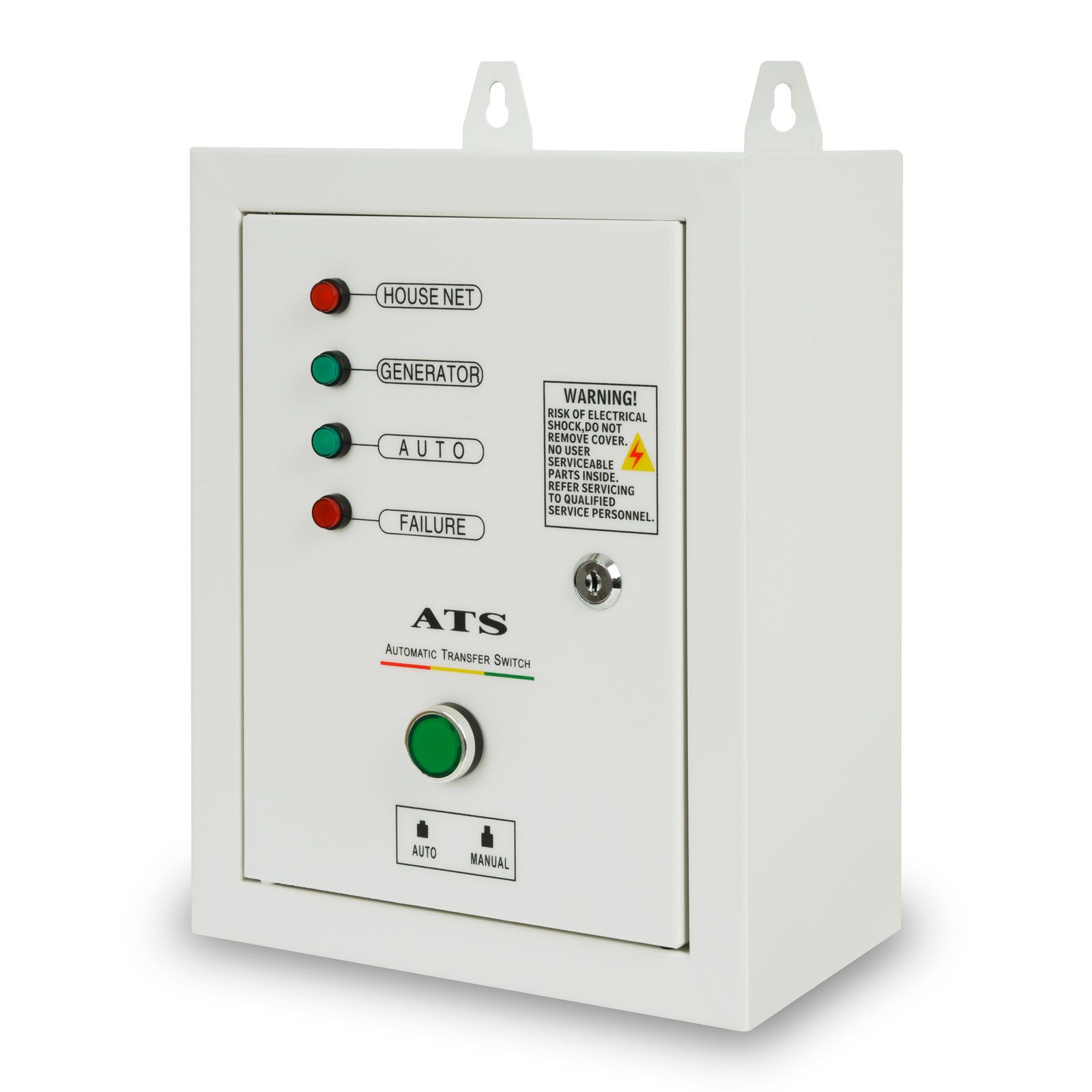 EBERTH Stromerzeuger ATS Notstromautomatik bis 15kW, 3 Phasen, 400V, 15,2 in kW, (1-tlg), Automatic Transfer Switch für Stromerzeuger