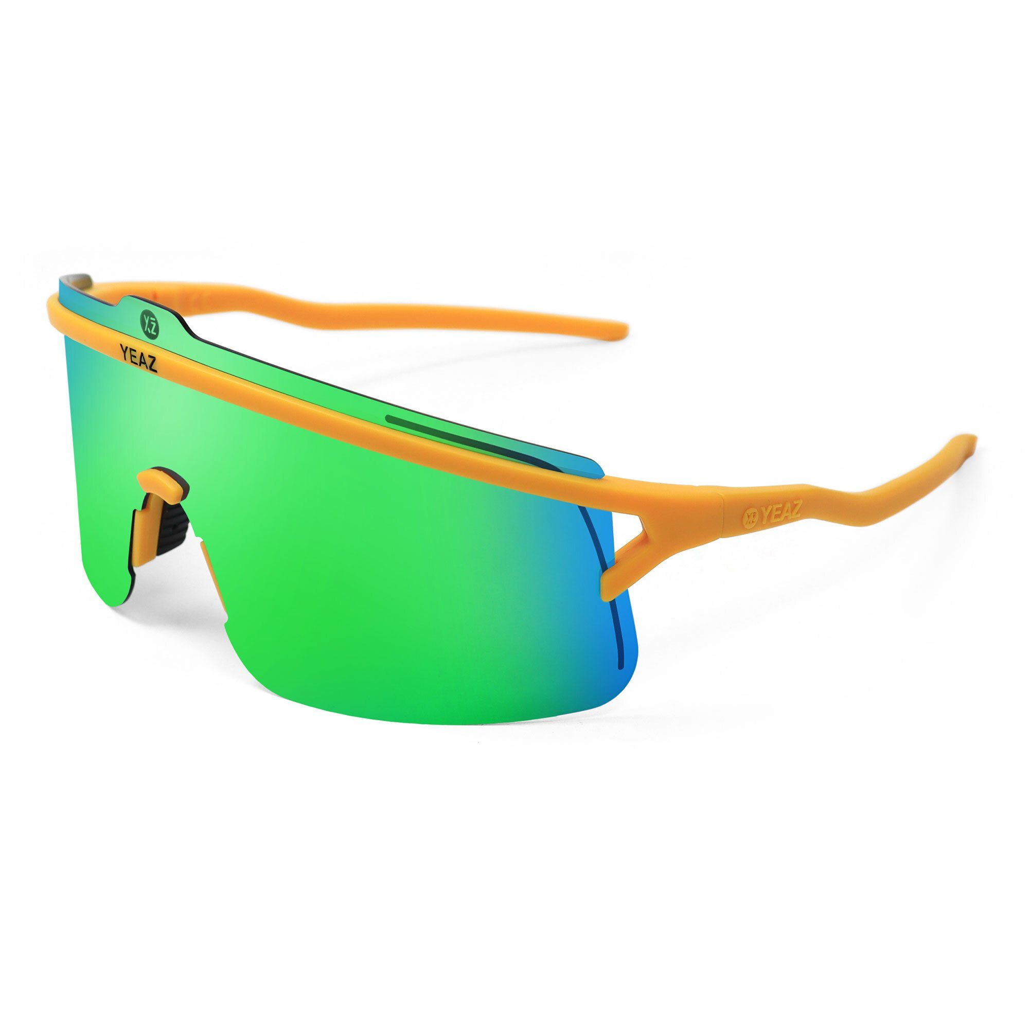 YEAZ Sportbrille SUNSHADE sport-sonnenbrille black/silver, Erlebe perfekte Sicht, Komfort und Style