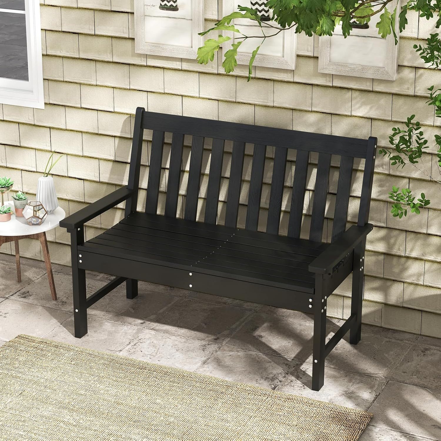 KOMFOTTEU Gartenbank 2-Sitzer Terrassenbank, wasserdicht, aus günstig online kaufen