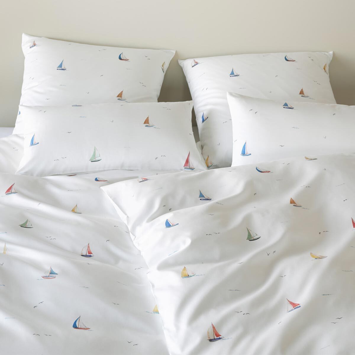 Elegante Bettwäsche Sail Away, Mako Satin, 2 teilig
