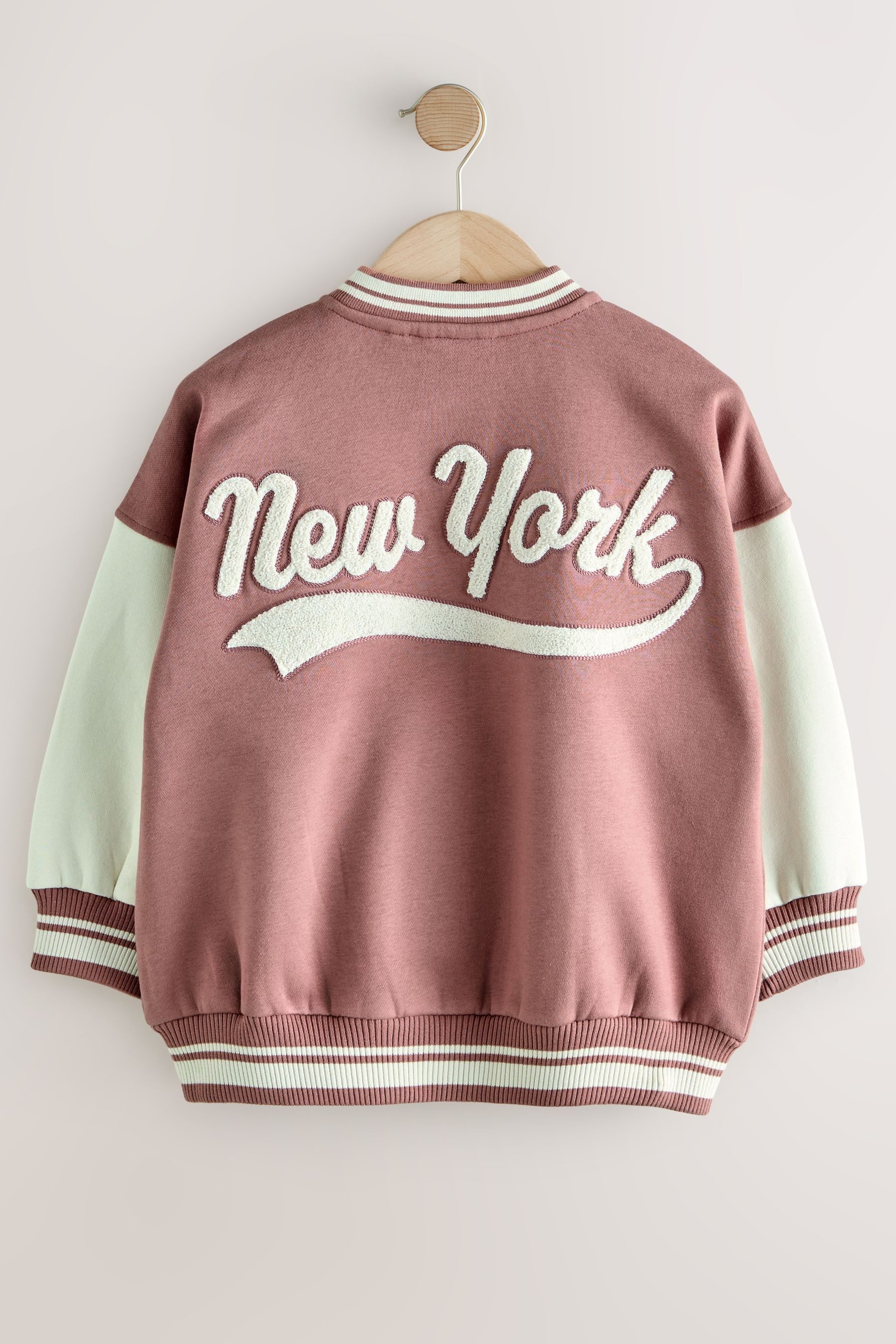 Next Collegejacke Bestickte Varsity-Jacke (1-St)