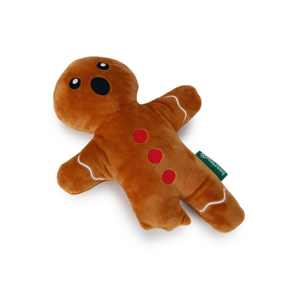 Beeztees Tierkuscheltier Beeztees Xmas Plüschspielzeug Lebkuchenmann