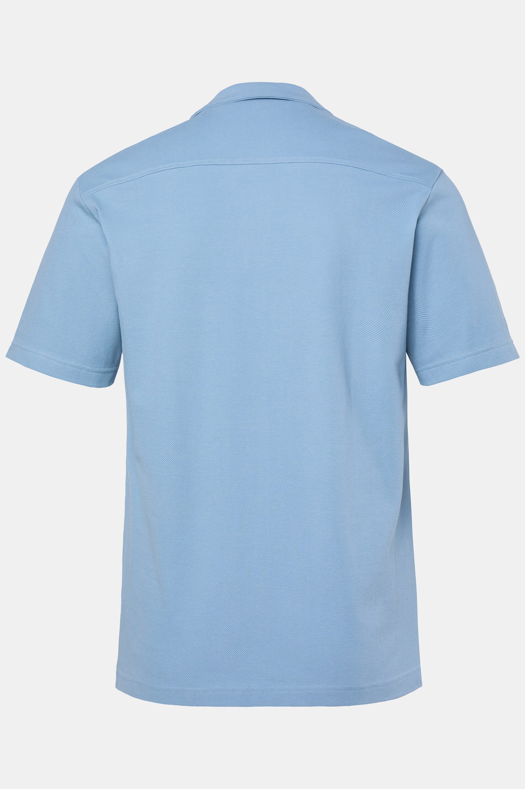Men Plus Kurzarmhemd Piqué-Hemd Cubakragen Cuba Fit