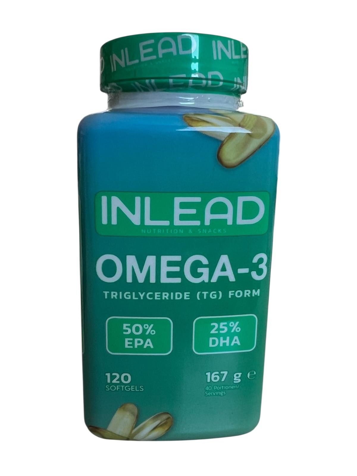 Inlead Nutrition GmbH & Co. KG Omega-3 (120 Kapseln) Kapseln, 167 g
