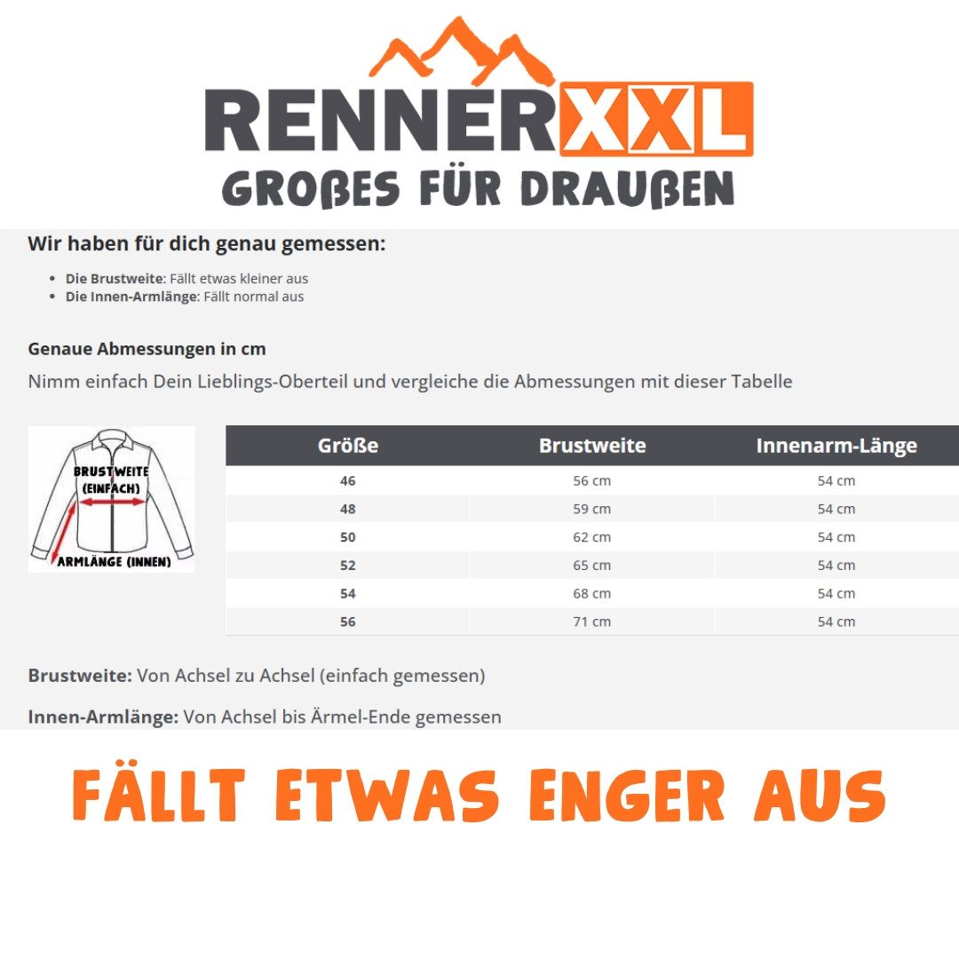 RennerXXL Funktionsshirt Alexandra Damen Langarm Fahrrad-Trikot Shirt Übergrößen