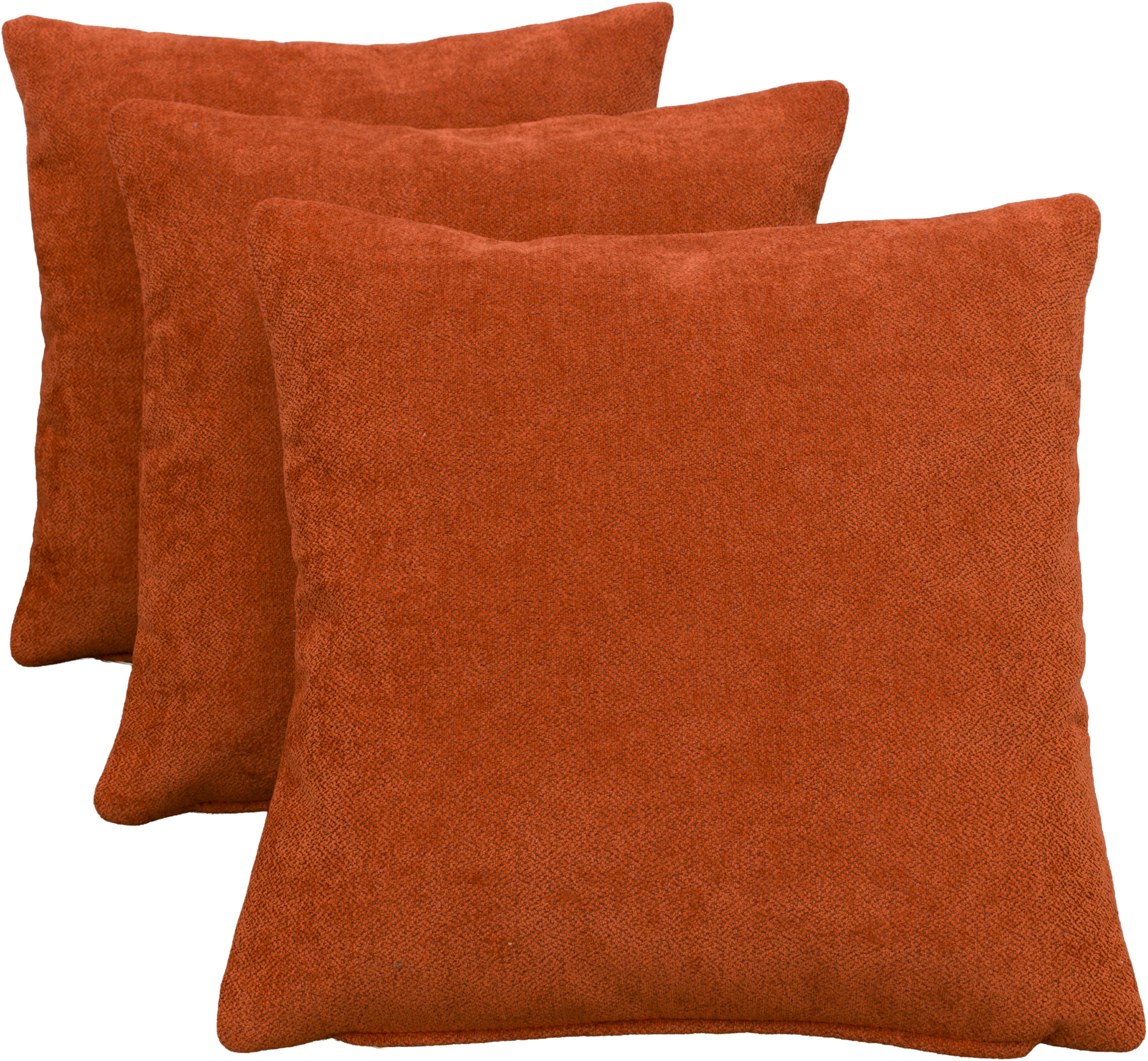 OTTO home Dekokissen Lolland, Dekokissen mit Füllung, Sofakissen 3er Set 40x40cm