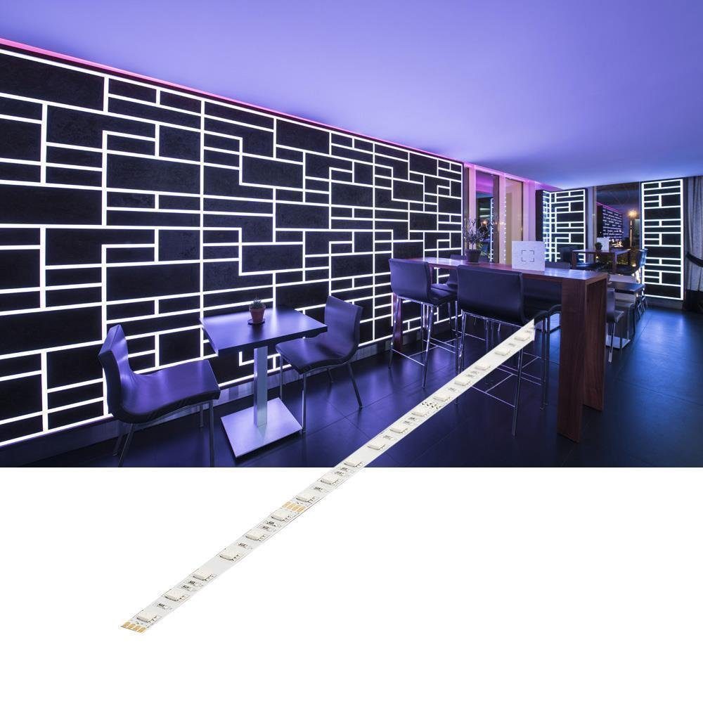 SLV LED Stripe Flexibler LED Stripe RGB, 24V, 5000 mm, 10 mm, 1-flammig, LED Streifen