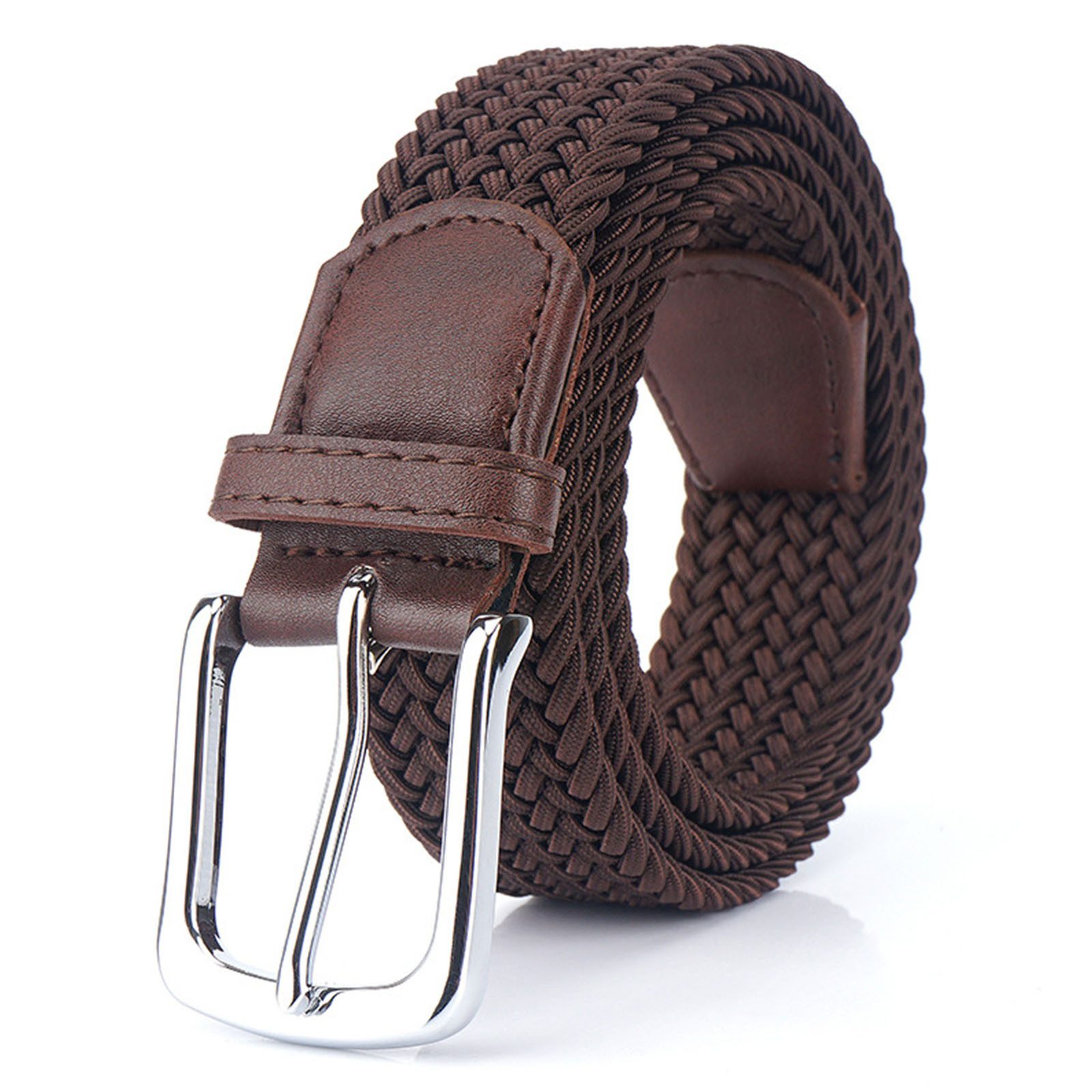 MODFU Stretchgürtel Elastischer Gürtel Geflochtener Stoffgürtel günstig online kaufen