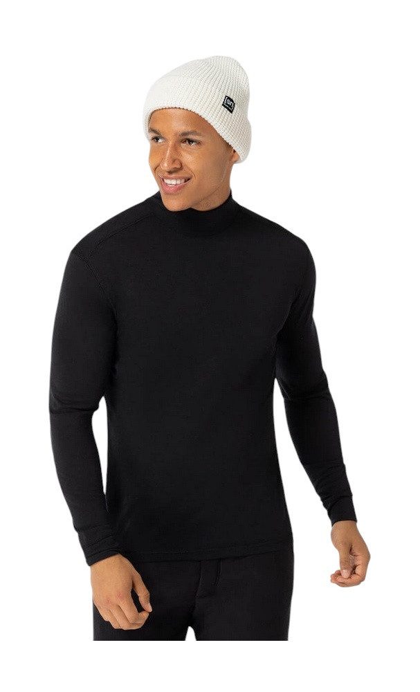 SUPER.NATURAL Beanie Wintermütze City (Merinowolle, ideale Thermoregulation) weiss