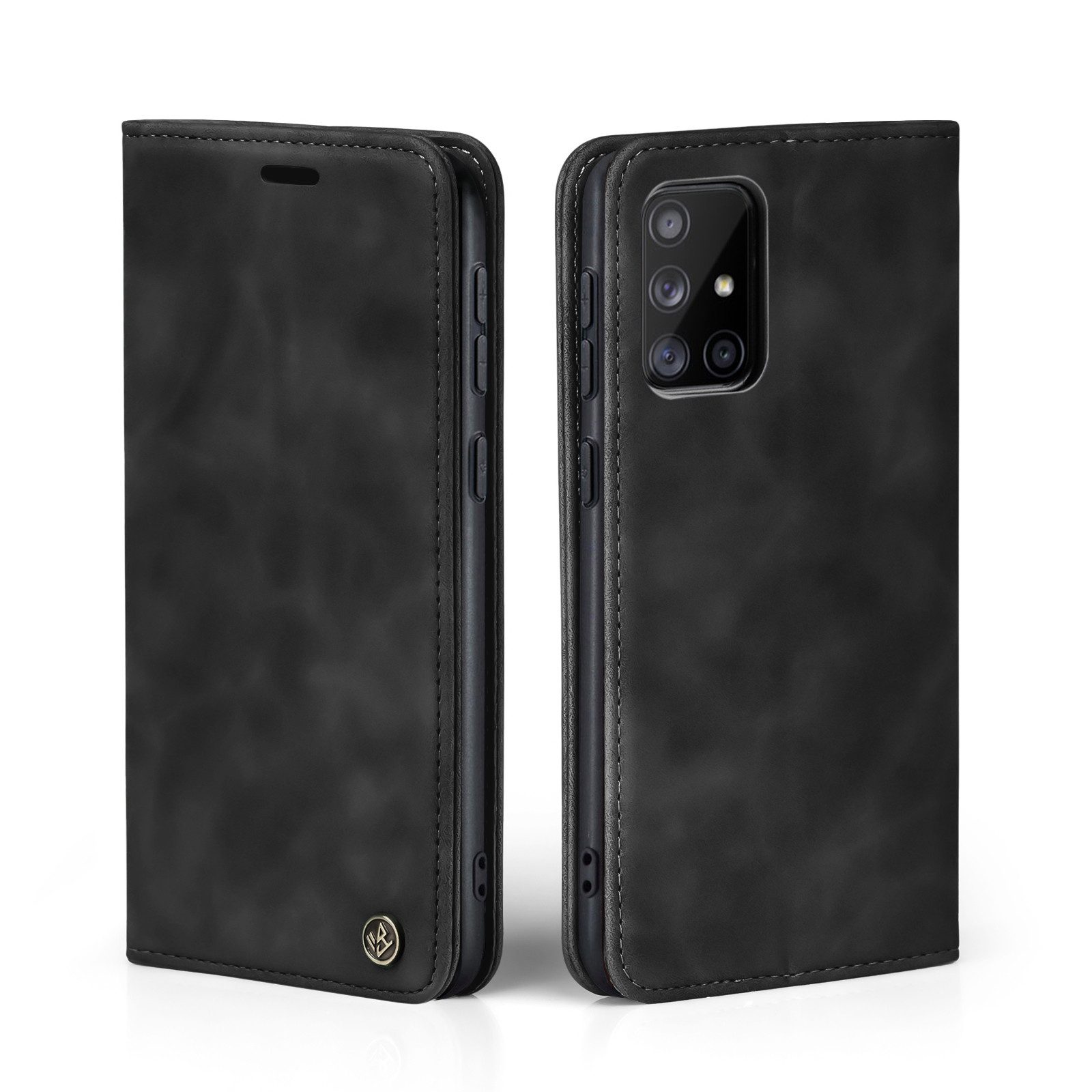 Tec-Expert Handyhülle Tasche Hülle für Samsung Galaxy A71 6.7 Zoll, 6.7, Cover Klapphülle Case mit Kartenfach Fliphülle aufstellbar