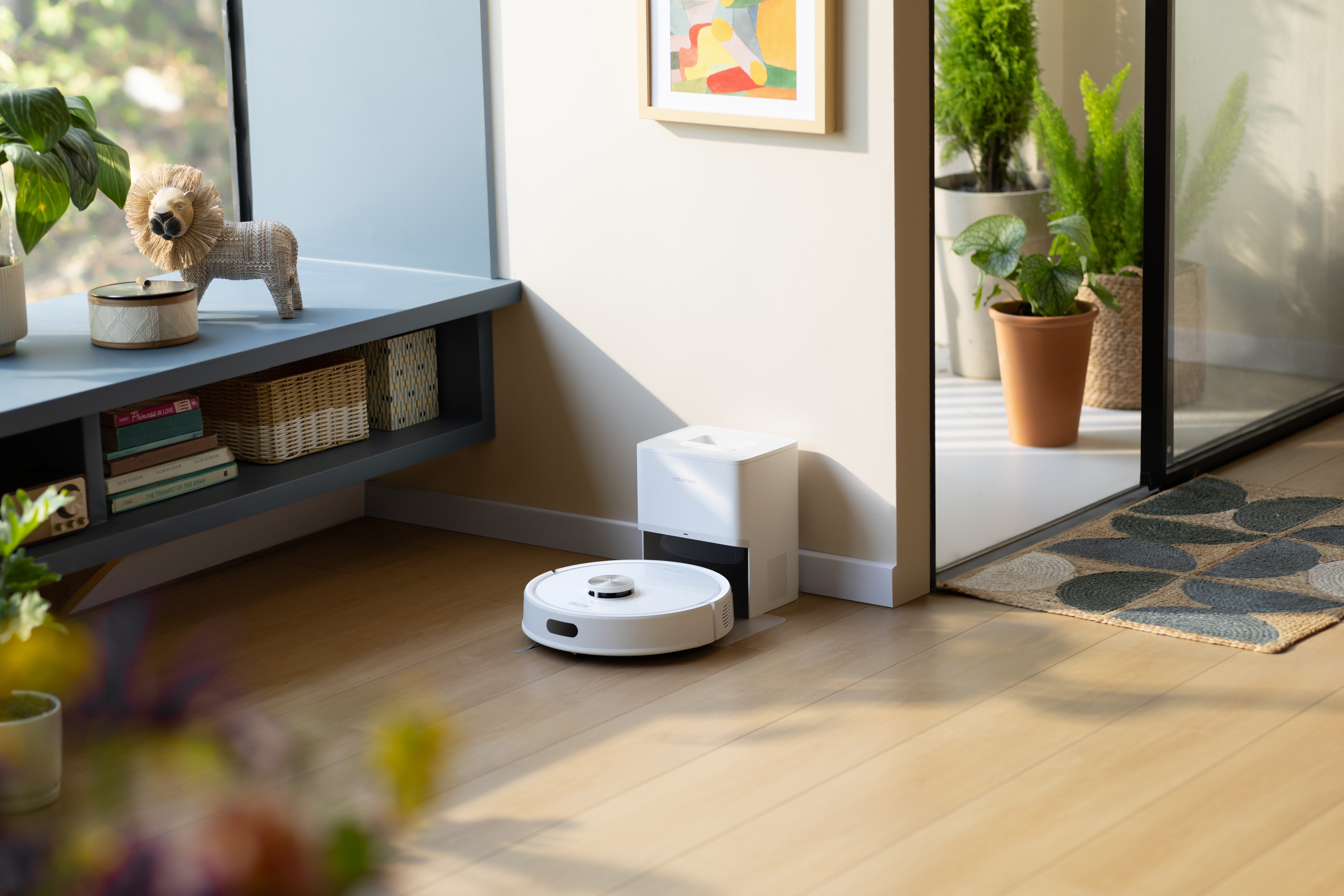 Roborock Saugroboter Roborock Q7TF+ mit Wischfunktion, Funktionen wie Sprachsteuerung, 40 W, beutellos, Echtzeit-Kartendarstellung wird die Reinigung smart und individuell.