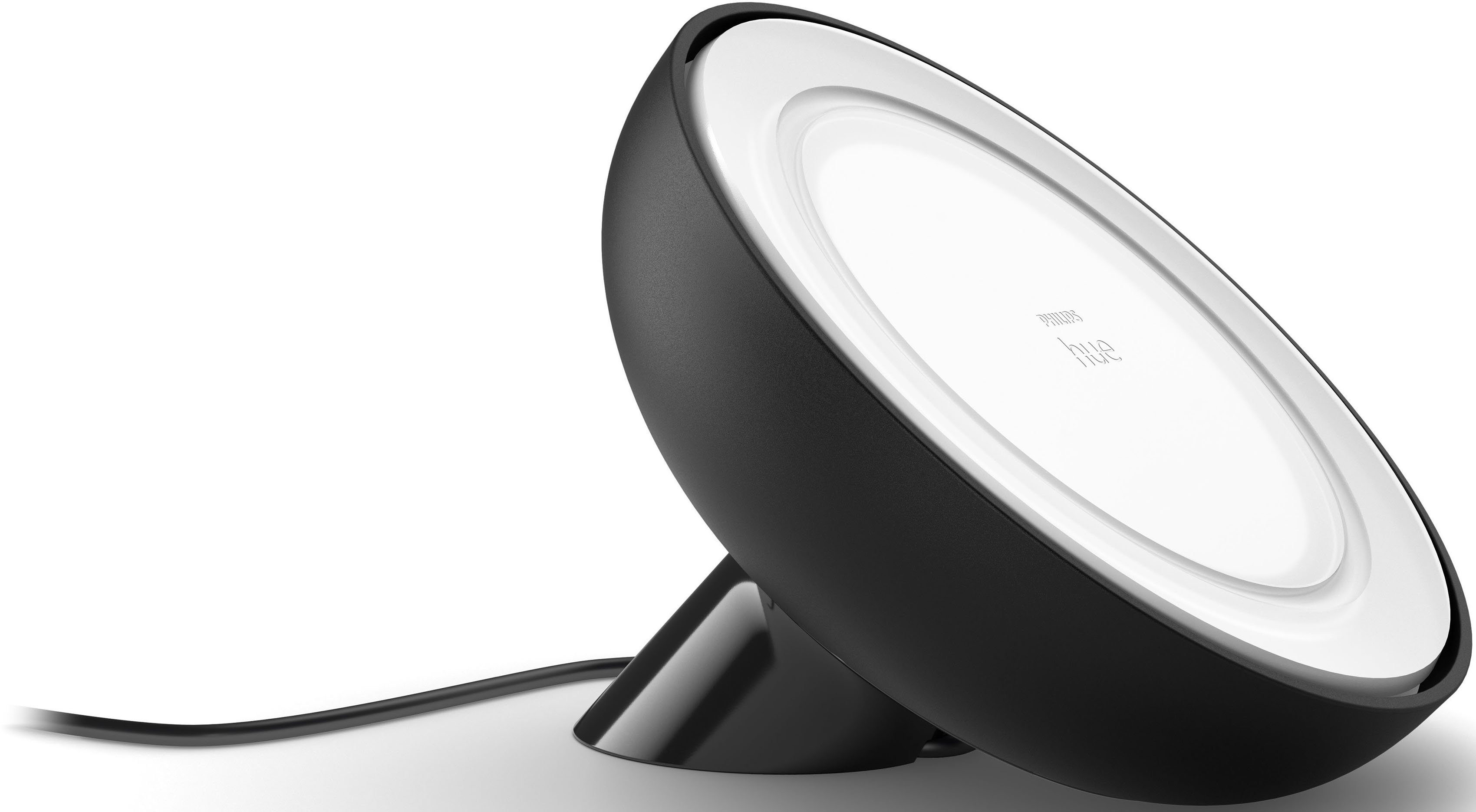 Philips Hue LED Tischleuchte Bloom, Bluetooth, Dimmfunktion, Ein-/Ausschalter, Farbsteuerung, Smart Home, LED fest integriert, Farbwechsler, Kaltweiß, Neutralweiß, Warmweiß, LED Tischleuchte, weiß, 500 Lumen