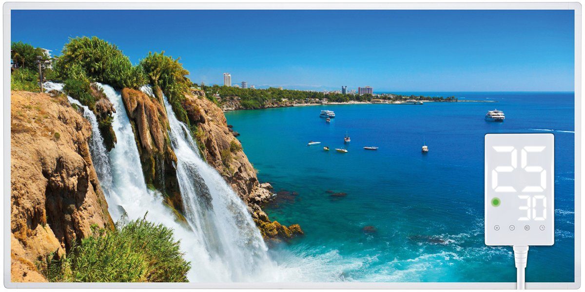 Heidenfeld Infrarotheizung HF-HP105 Wasserfall 1 Elektroheizung mit Thermos günstig online kaufen