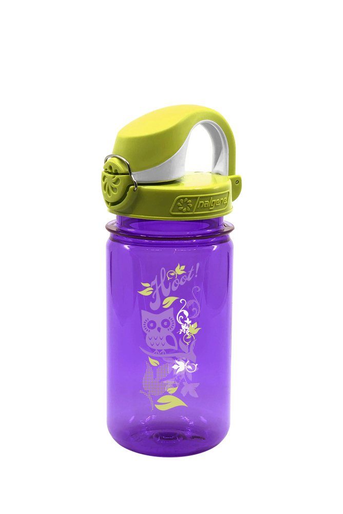 Nalgene Trinkflasche Nalgene Kinderflasche 'OTF Kids', BPA frei violett Eule
