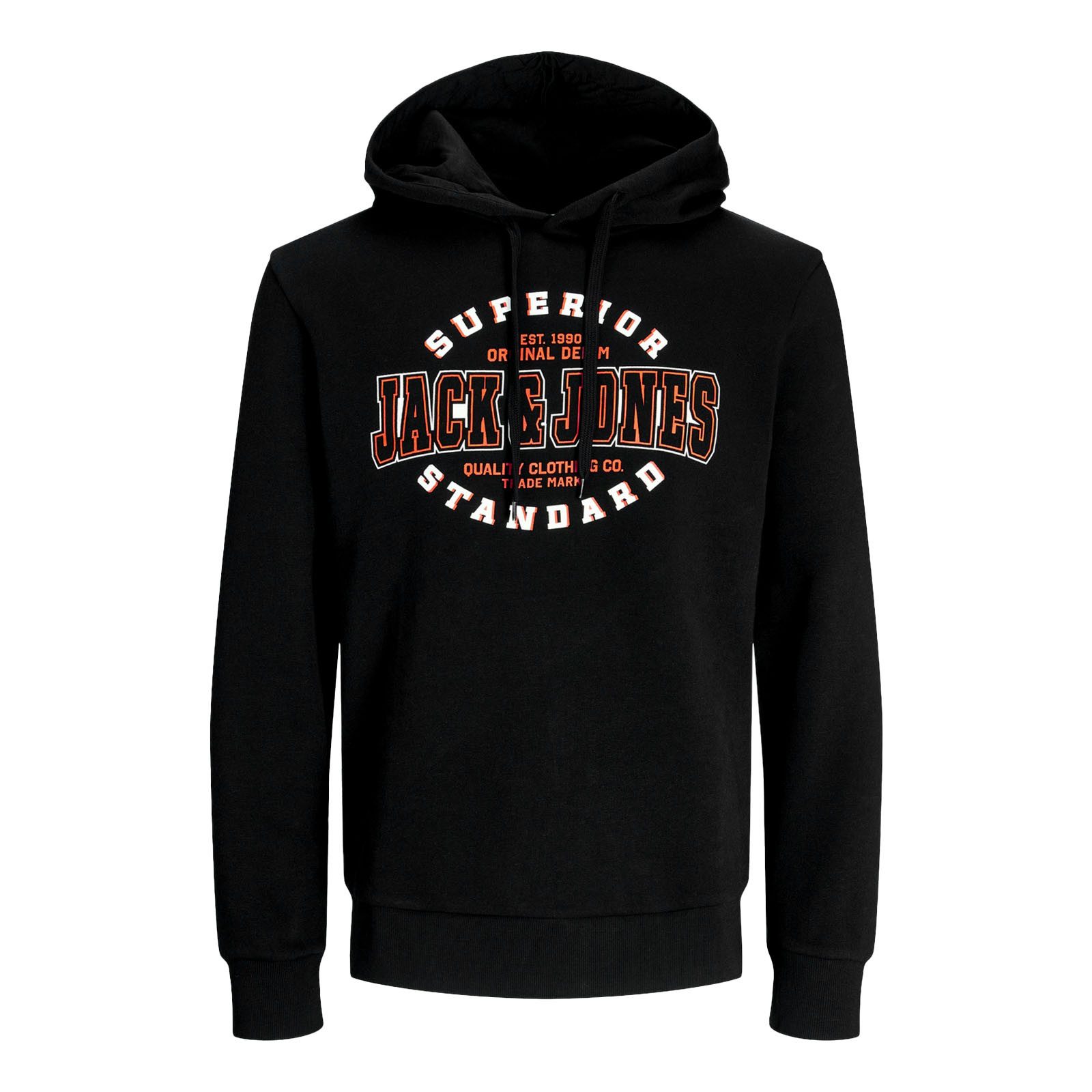 Jack & Jones Hoodie JJELOGO Sweat Hood mit großem Print auf der Vorderseite günstig online kaufen