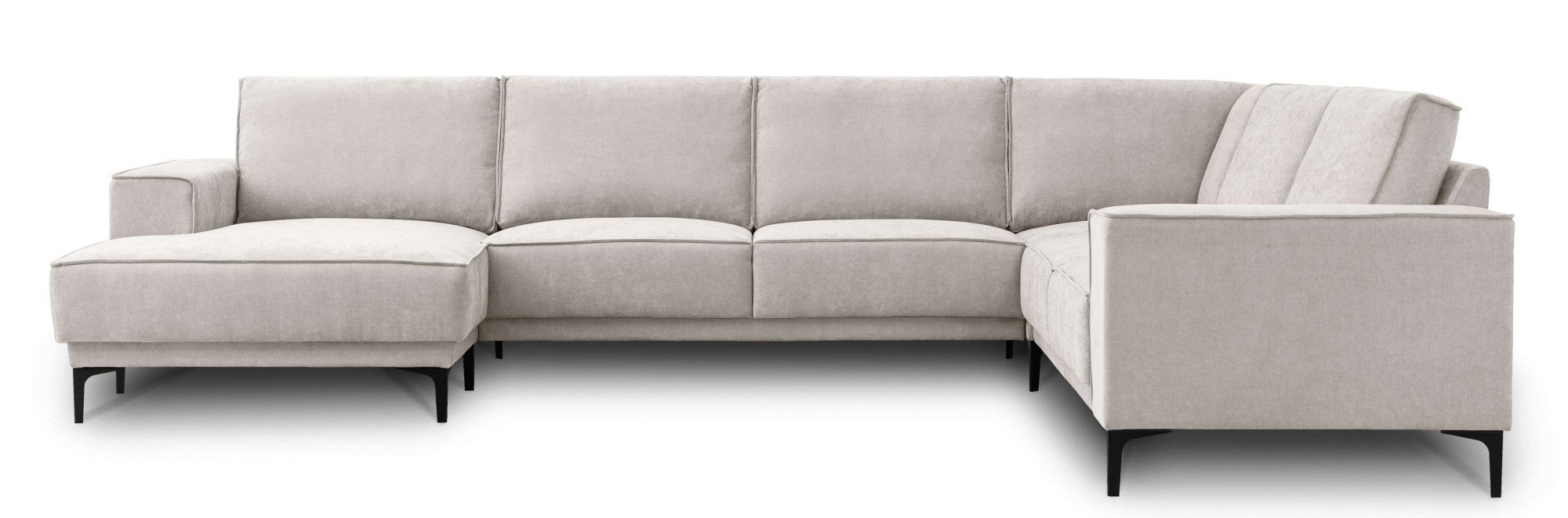 OTTO home Wohnlandschaft XXL Sofa Oland, Struktur, Flachgewebe, Luxus-Micro günstig online kaufen