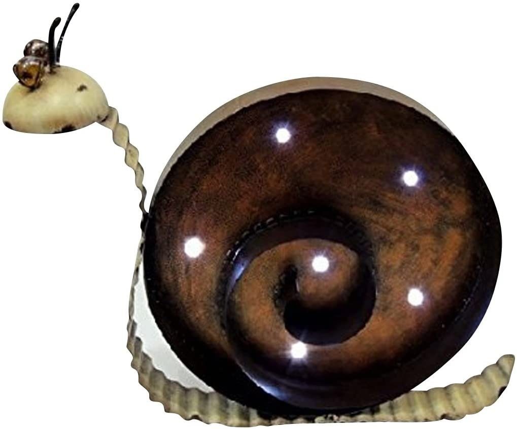 Luna24 simply great ideas... LED Solarleuchte Solarleuchte, Solarlampe, Gartenbeleuchtung, Metall Schnecke, Solar Dekoleuchte als süße Schnecke