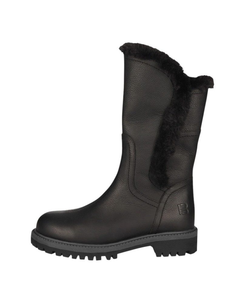 BAGATT DD31-APD50 (Lederstiefel mit Innenfutter) schwarz Damen Winterstiefel