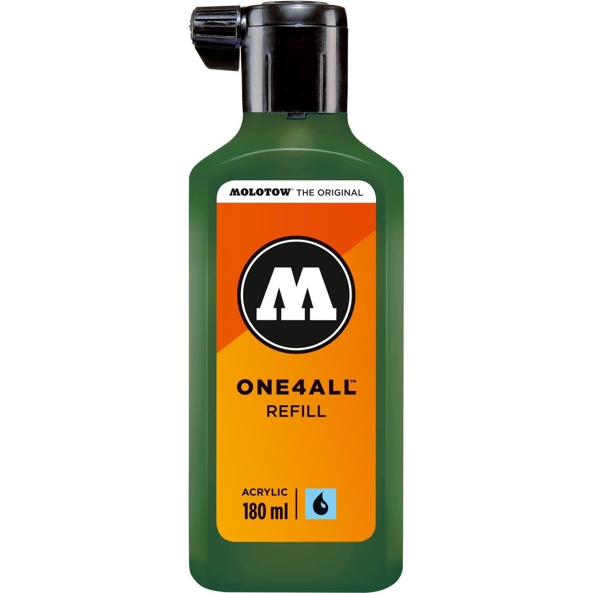 MOLOTOW Füllhalter Nachfülltinte One4All für Permanentmarker 180ml future green