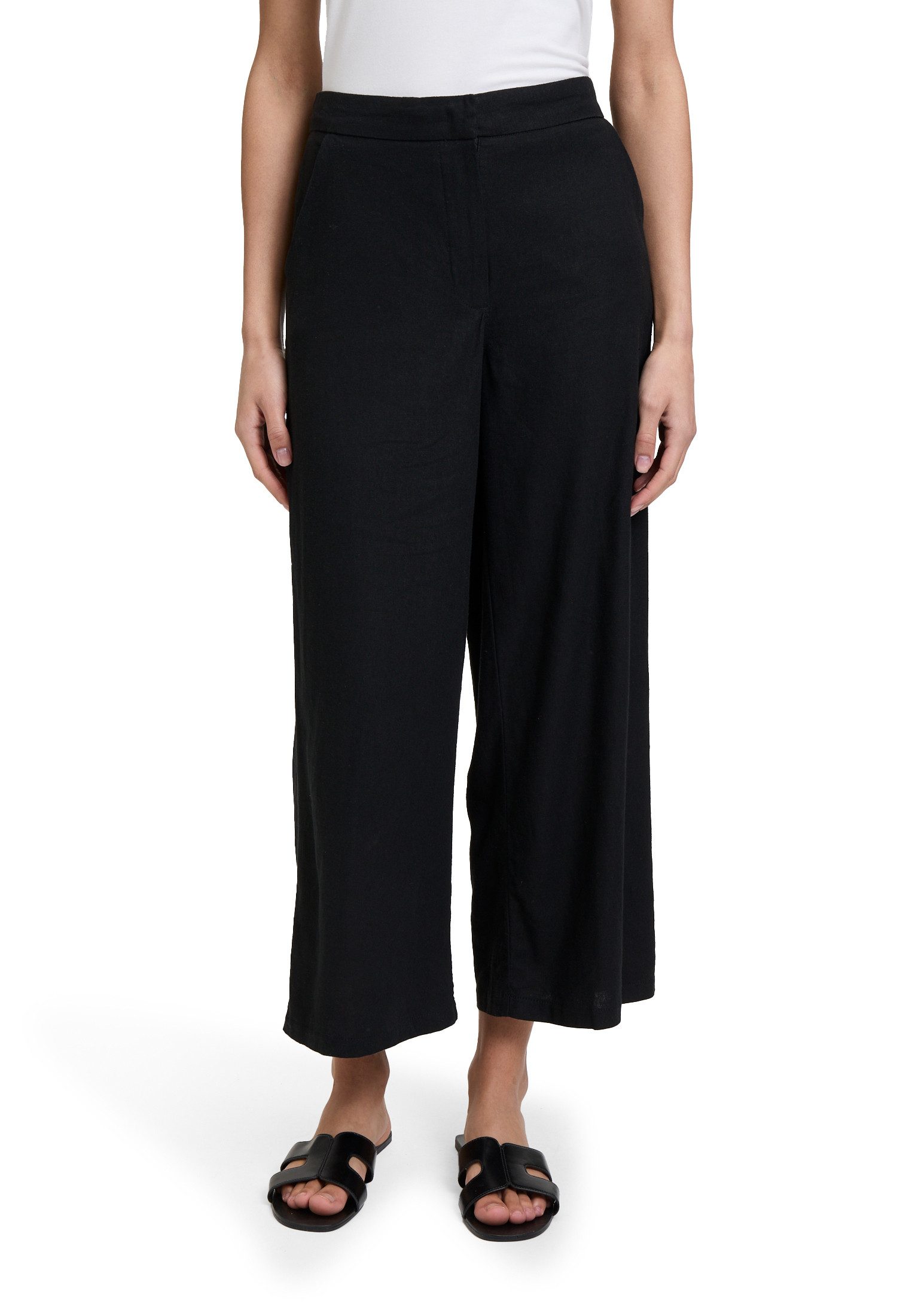 Leinenhose Betty Barclay Damen Leinenhose unifarben