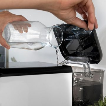 Cecotec Kaffeevollautomat 19 Bar Pumpendruck, Plug&Play-System Cremmaet Macchia White Rose, Kaffeevorratsbehälter mit integrierter Mühle, Automatische Reinigung