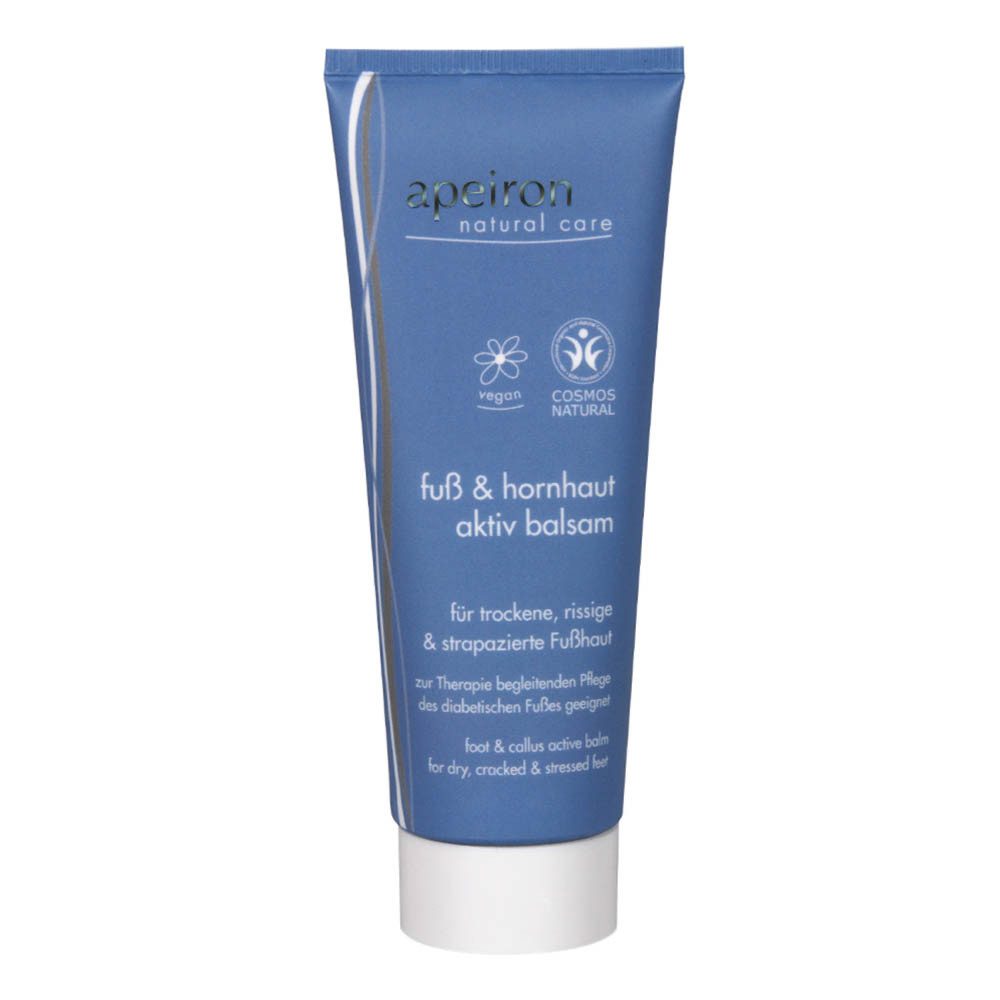 Apeiron Fußpflegecreme Fuß & Hornhaut - Aktiv Balsam 75ml 6er Pack