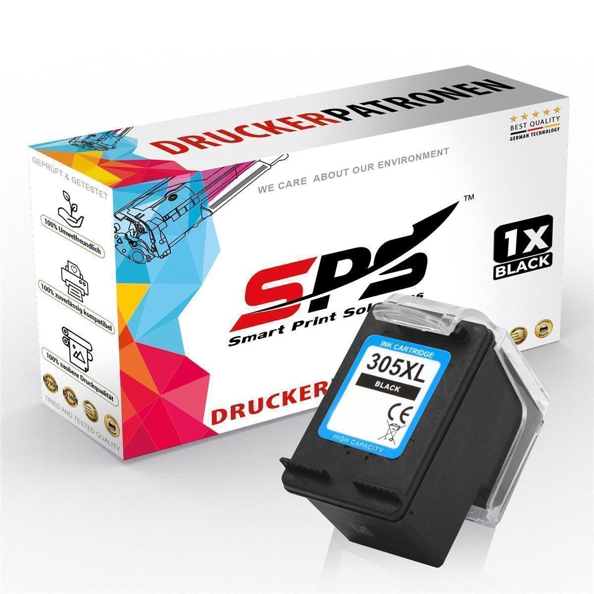 SPS Kompatibel für HP Deskjet Plus 4100 / 305XL Druckerpatrone Schwarz Tintenpatrone (1er Pack)