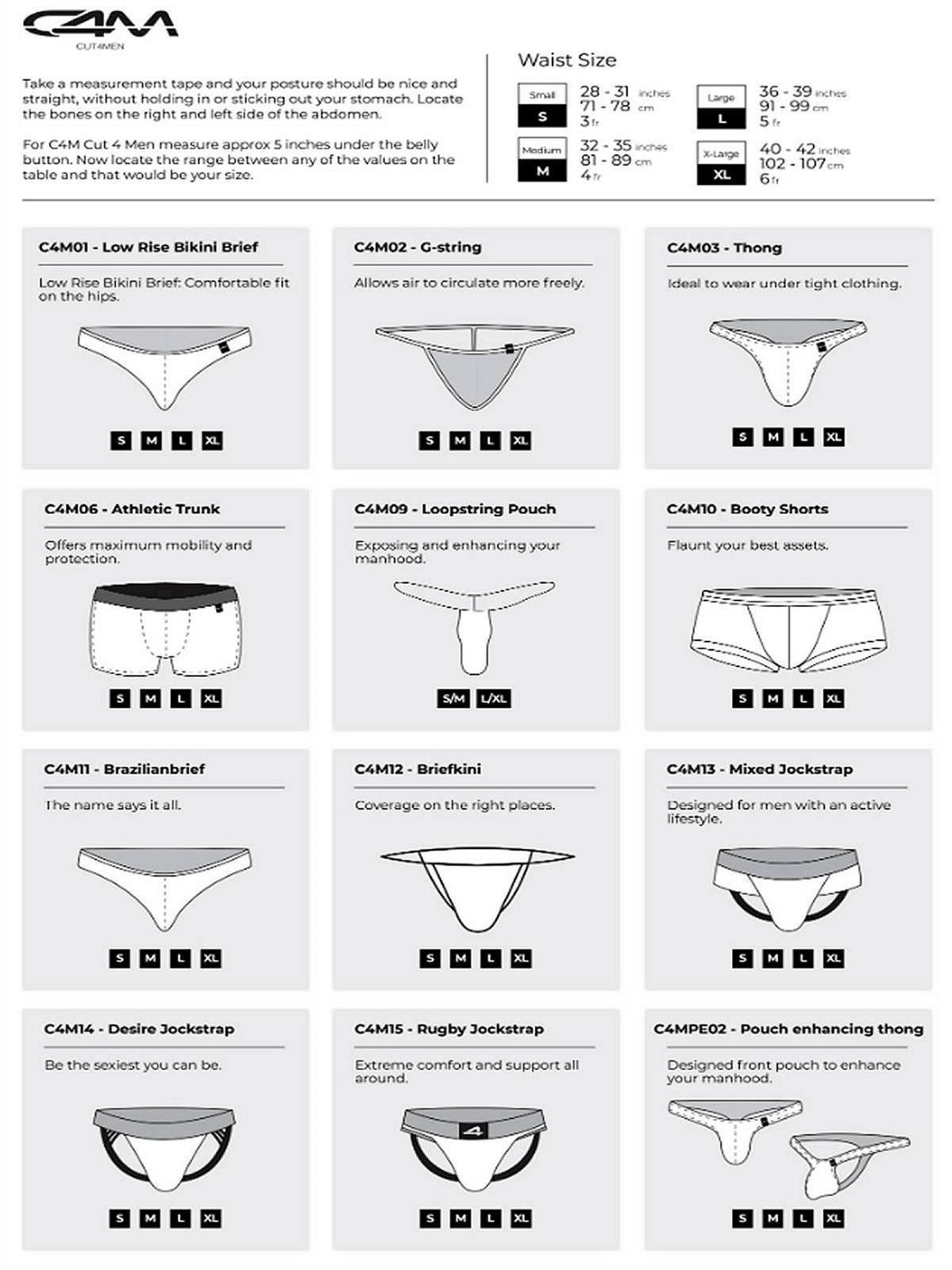 CUT4MEN Trunk Cut4Men Booty Short Underwear günstig online kaufen