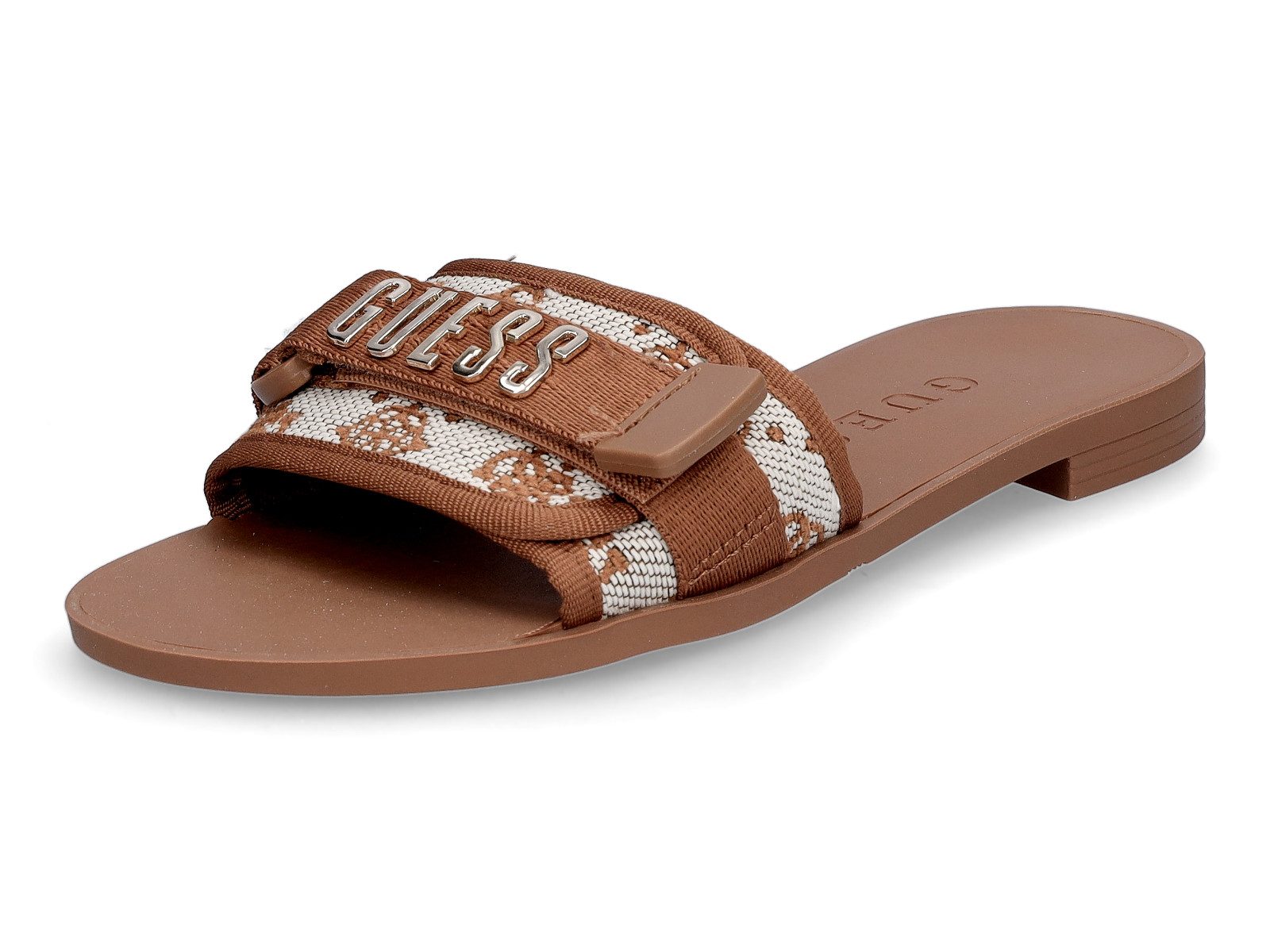 Guess Guess Damen Pantolette Elyze5 braun Pantolette günstig online kaufen