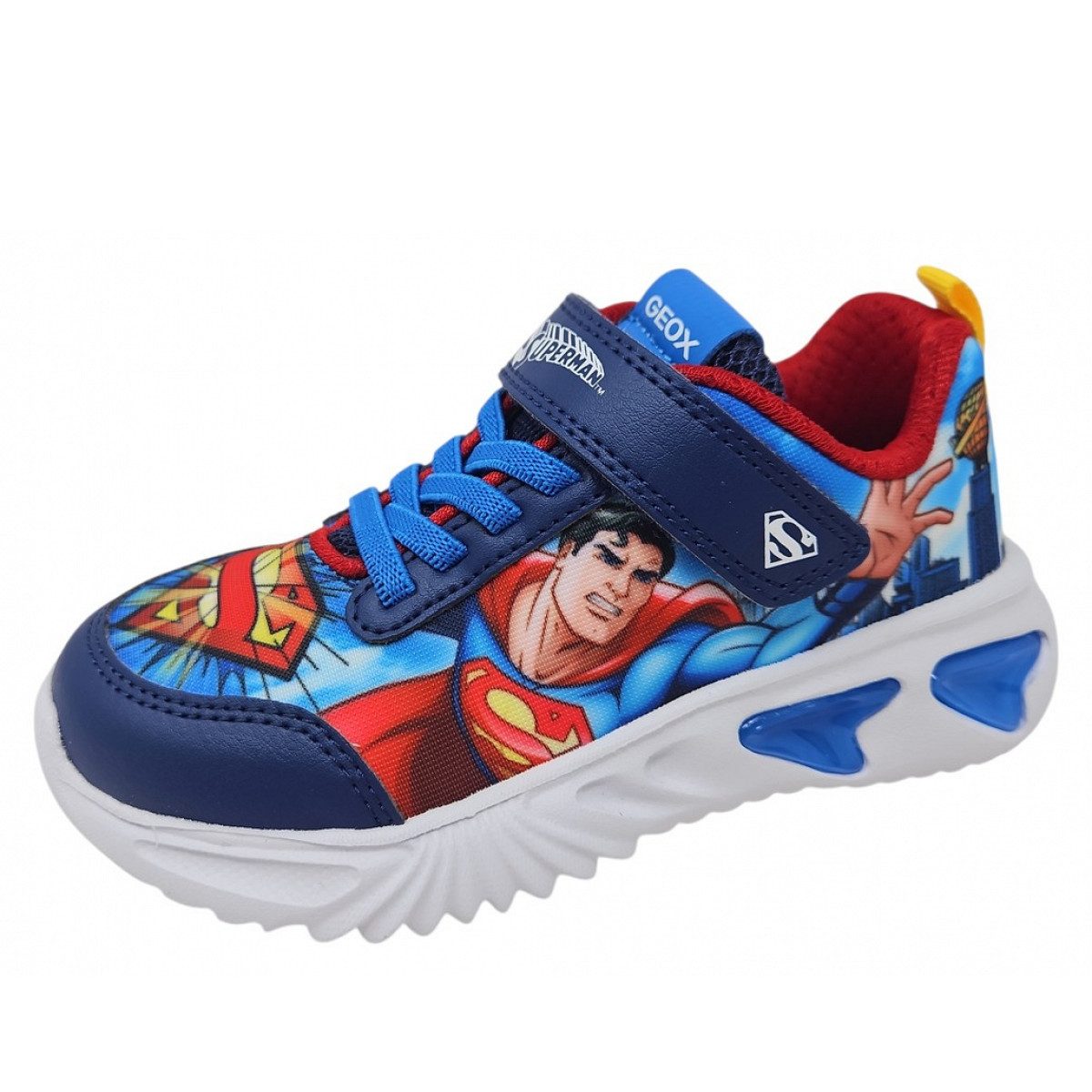 Geox Assister Superman Blinki Schnürschuh