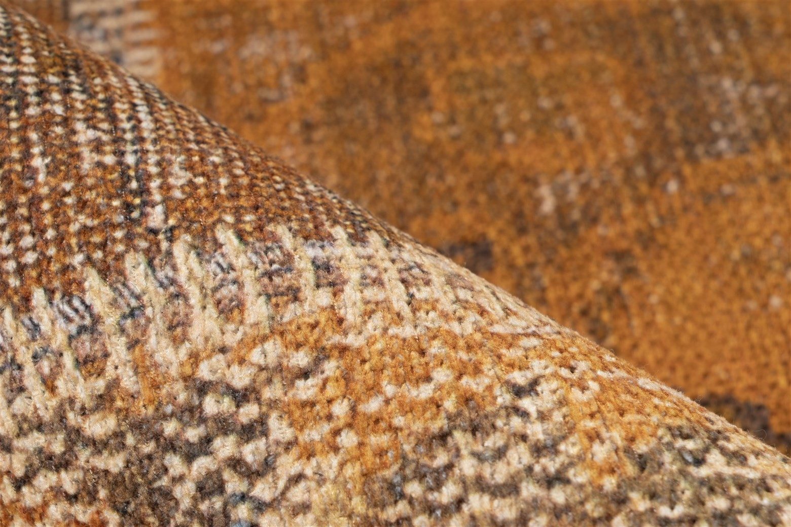 Kayoom Teppich in Gold, 100% Polyester - 330x230cm (LxB)