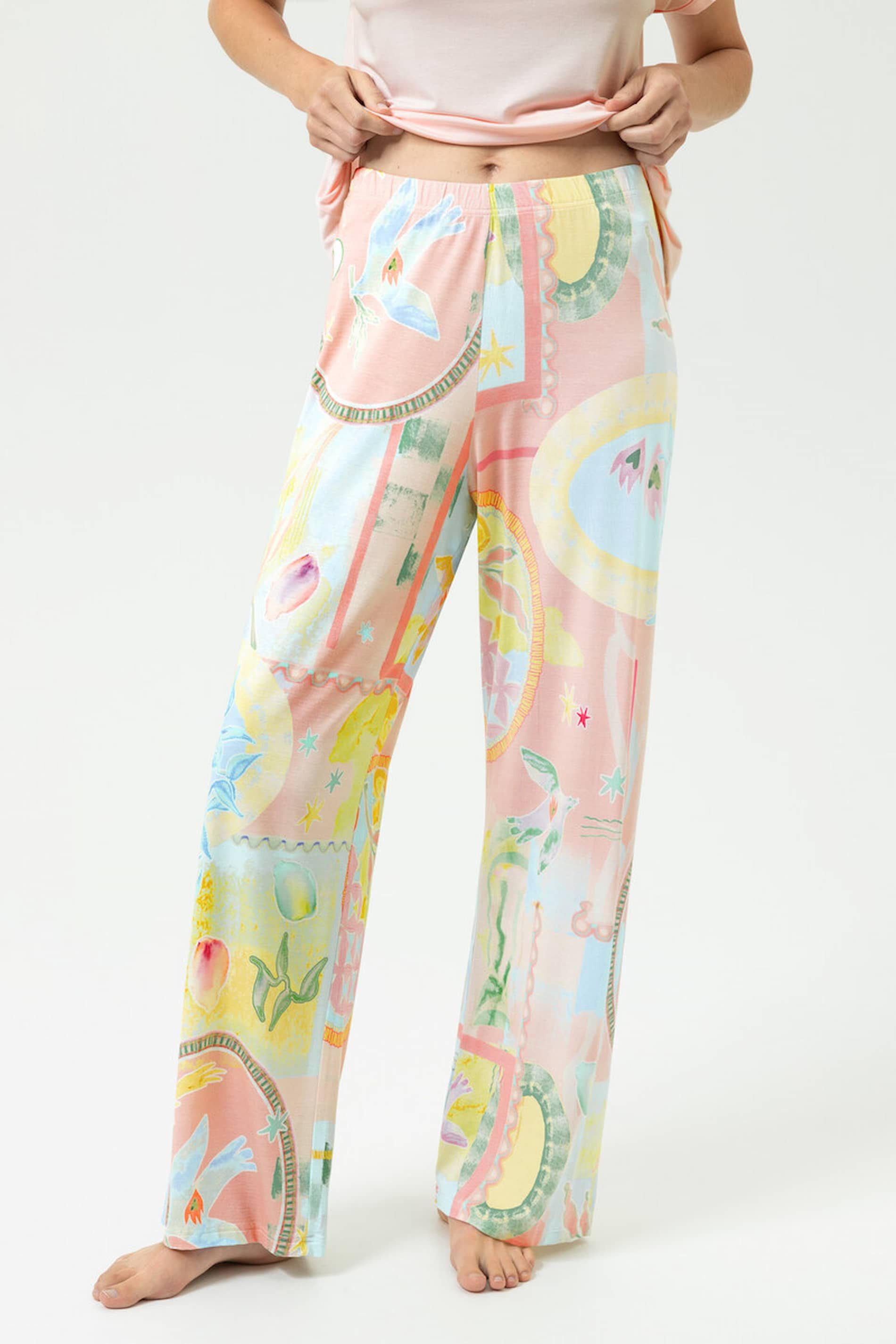 Homewearhose Hose lang MYSTIC VOYAGE