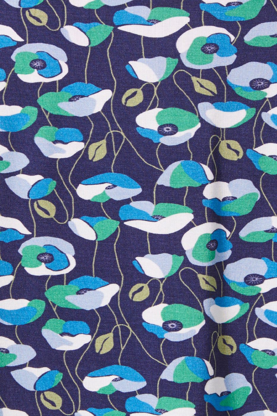 Himalaya Clothing Strickrock Rock Damen mit floralem Print - Sommerrock aus hochwertiger Viskose Bequemer Midi Rock in A-Linie mit elastischem Bund