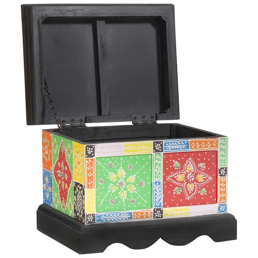 vidaXL Aufbewahrungsbox Aufbewahrungsbox Mehrfarbig 40 x 30 x 30 cm Massivholz (1 St)