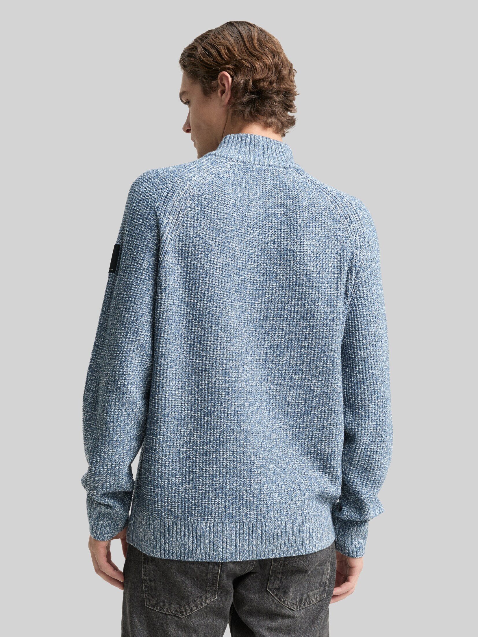 TOM TAILOR Denim Strickpullover Pullover & Strickjacken Troyer Strickpullover