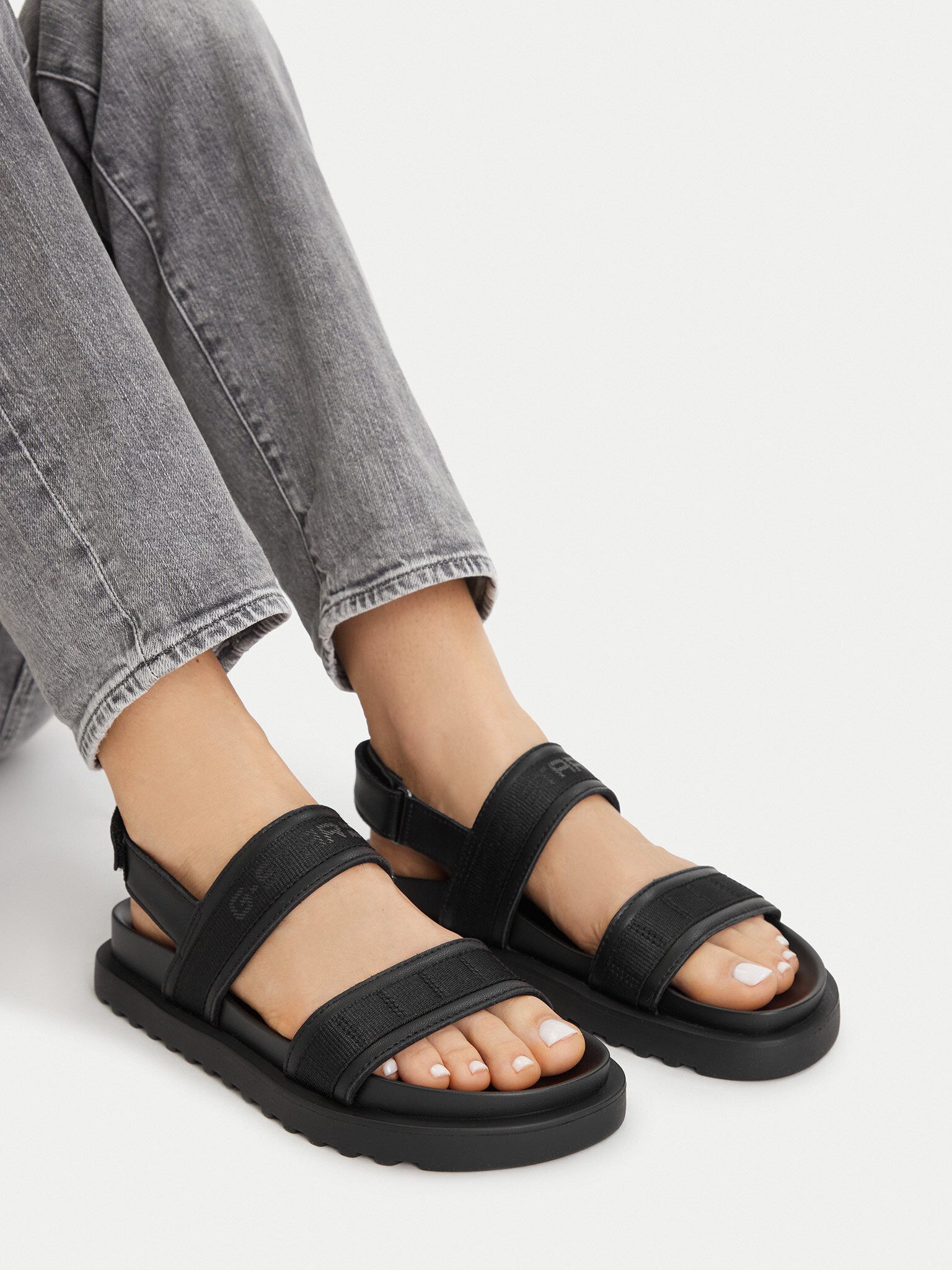 G-STAR G Star Raw Damensandalen Schwarz G-STAR RAW-CEO-COLS1 Schwarz Sandale