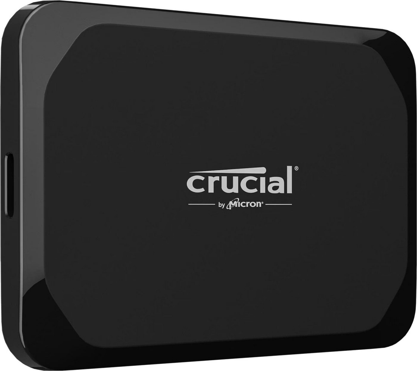 Crucial X9 1TB Mobile tragbare SSD Festplatte USB-C 1000GB externe SSD (1 TB) 1050 MB/S Lesegeschwindigkeit, 1000 MB/S Schreibgeschwindigkeit, USB 3.2 Gen 2, USB-C, Fallschutz, Kompakt, Leichtgewicht