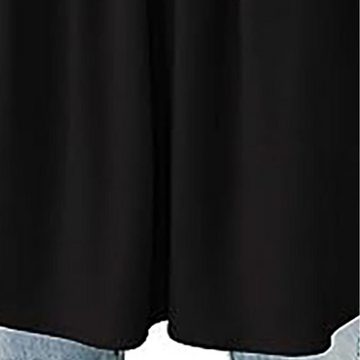 AFAZ New Trading UG Langarmshirt T-Shirt Damen V-Ausschnitt Knopfleiste Bluse Solide Tunika Langarm Tops