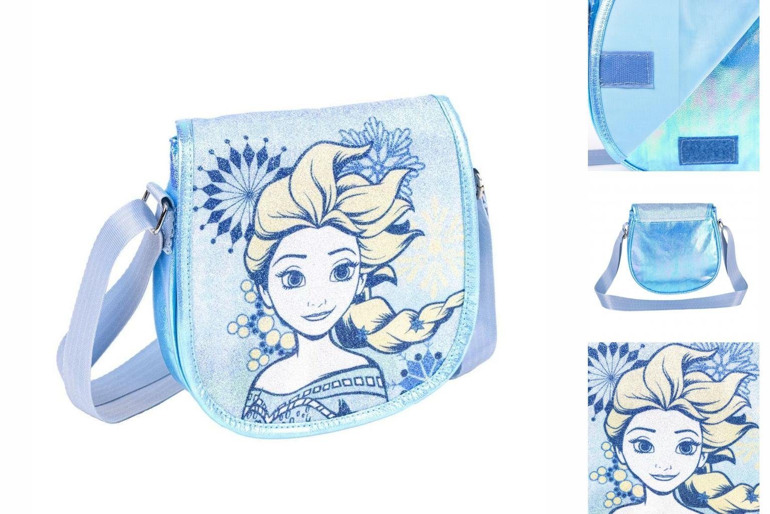 Frozen Handtasche Eiskönigin Elsa Handtasche Frozen Blau 14 x 14 x 5 cm