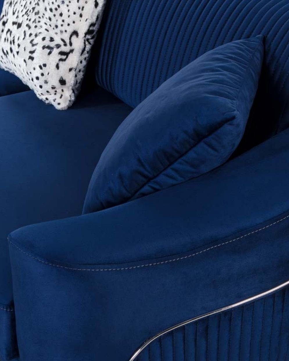 JVmoebel Sofa Luxus Sofagarnitur Teile Polster 3+3+1 3 Textil, Couch Set Dreisitzer