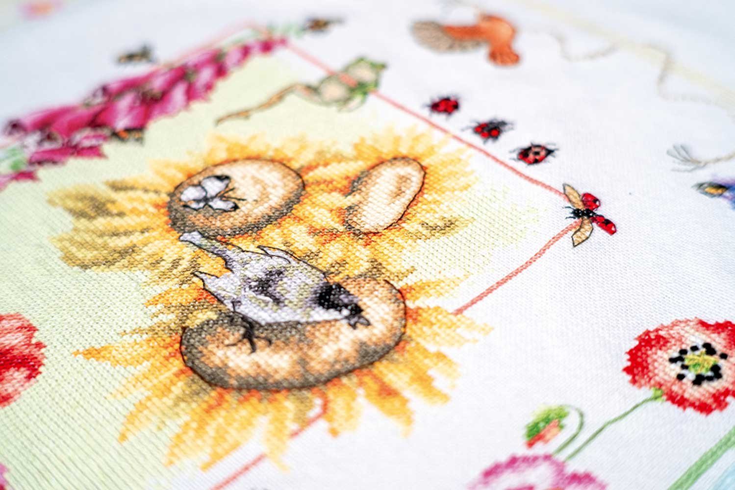 Lanarte Kreativset Lanarte Kreuzstich Set "4 Jahreszeiten Marjolein Bastin Special Editi, (embroidery kit by Marussia)