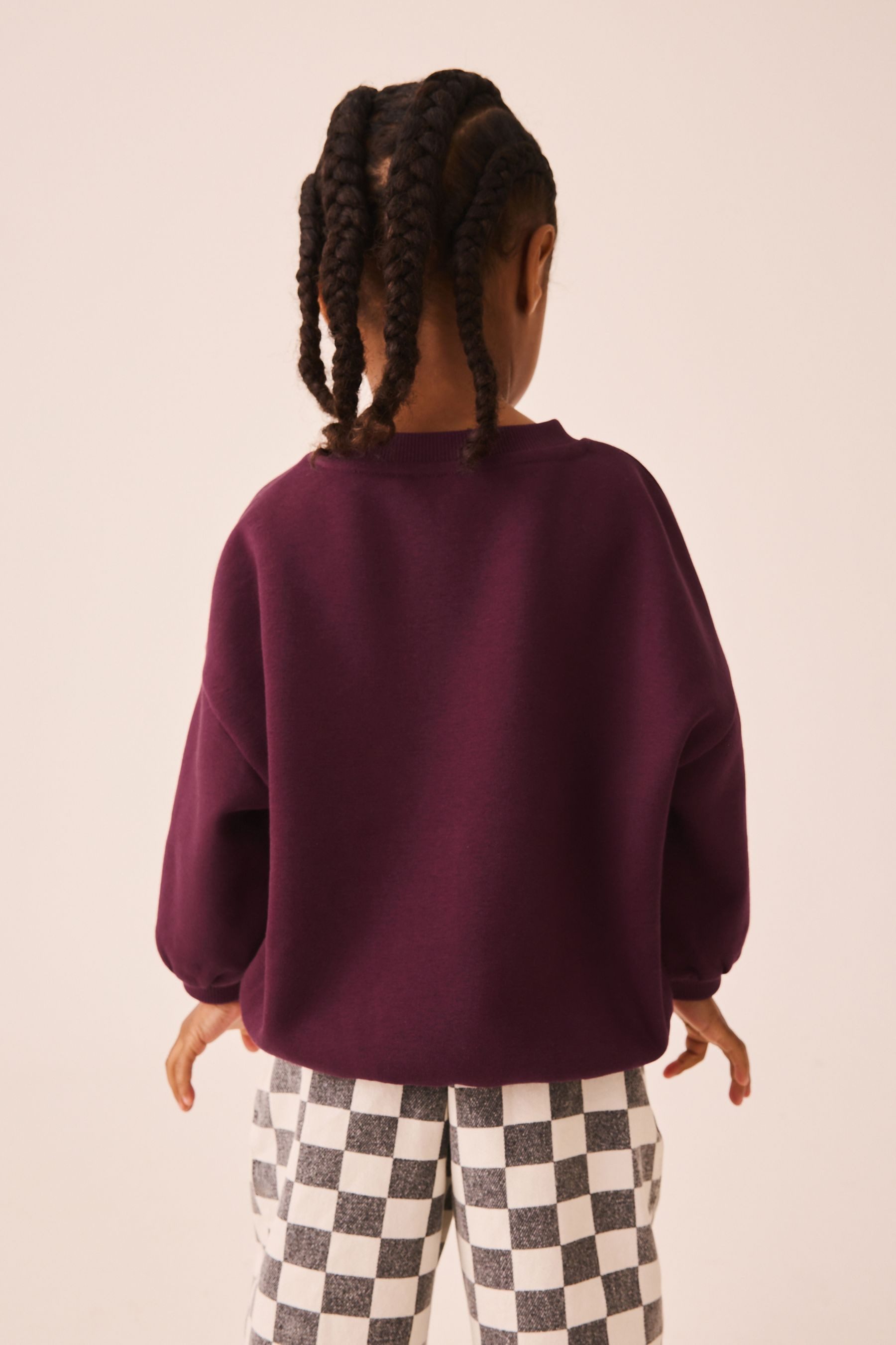 Next Sweater Sweatshirt mit Aufdruck (1-tlg)