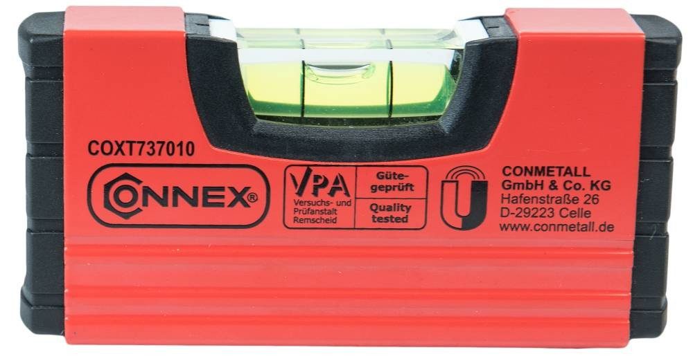 Connex Wasserwaage Mini-Wasserwaage 100 mm magnetisch