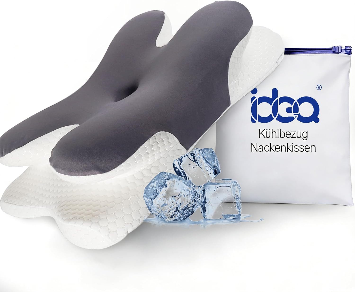 Esun Kissenbezug Kissenbezug für IDEA Nackenkissen Kissen mit Kühl- und Wärmeeffekt, Kopfkissenbezüge nur für IDEA-Kissen