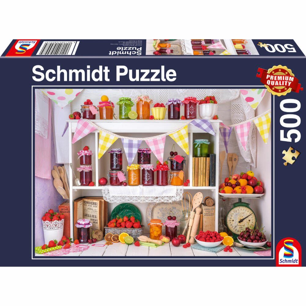 Schmidt Spiele Puzzle Marmeladen 500 Teile, 500 Puzzleteile