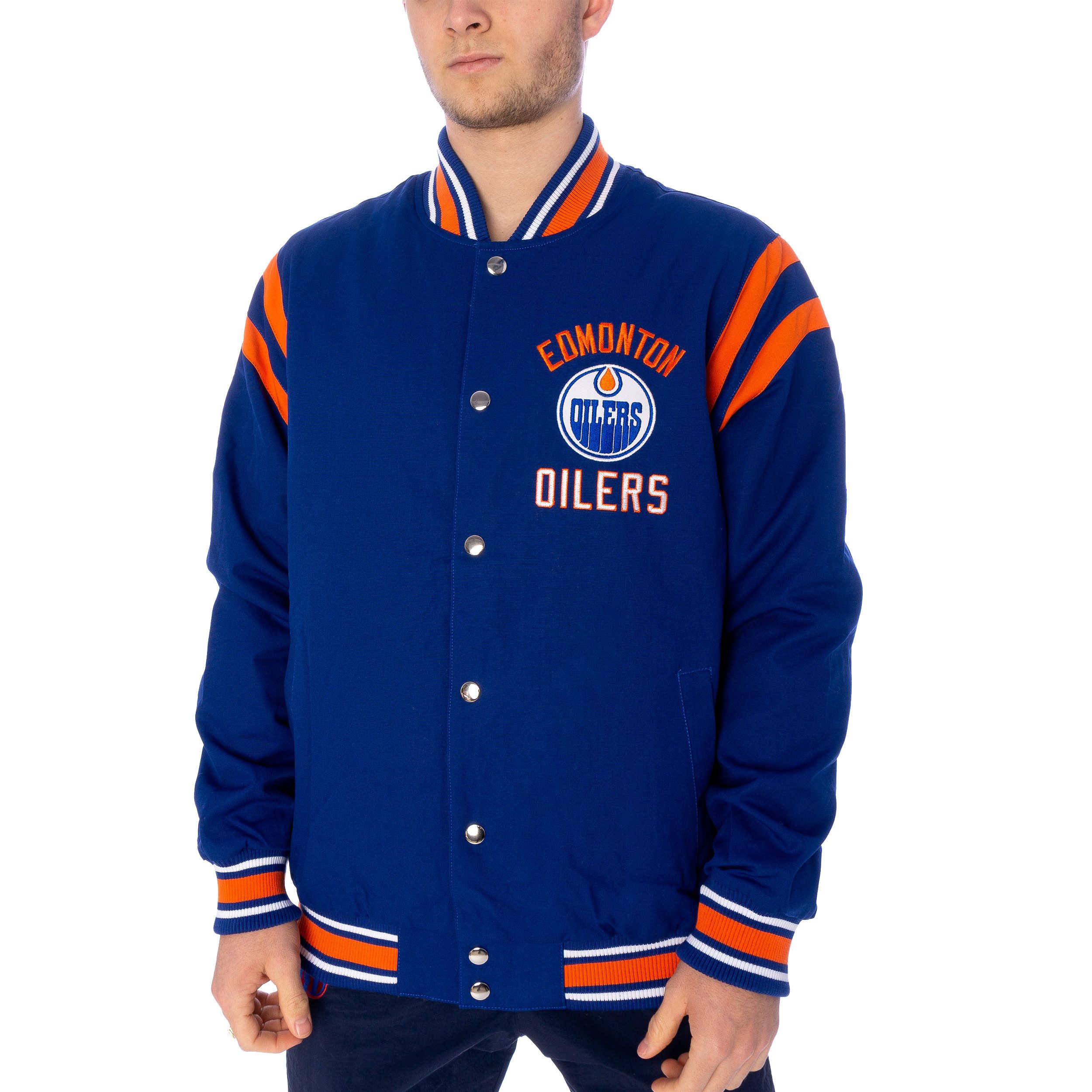 Great Branding Collegejacke Jacke The Great Branding NHL Oilers